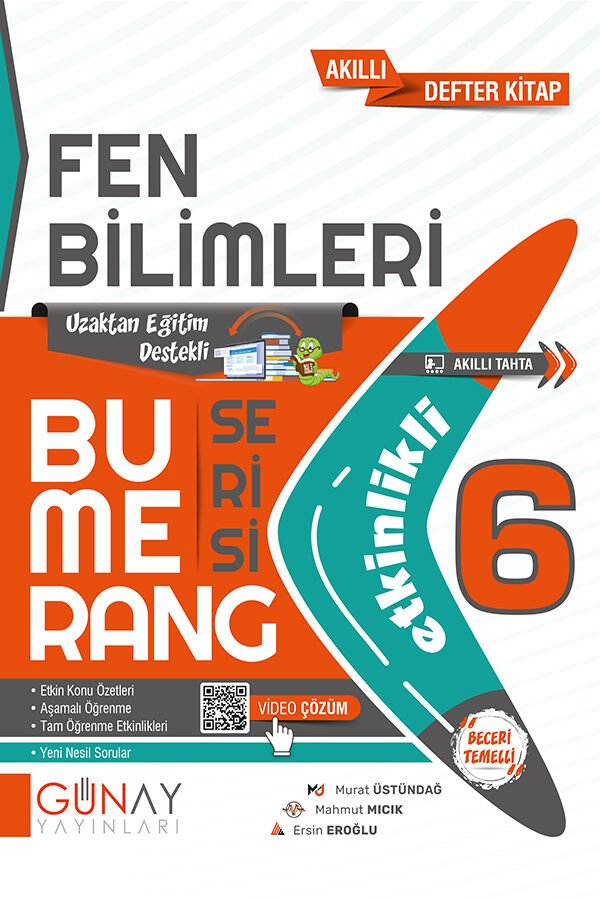 Günay Yayınları 6.Sınıf Bumerang Etkinlikli Fen Bilimleri