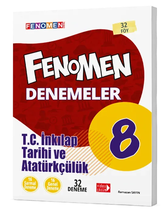 Fenomen 8.Sınıf İnkılap Tarihi Ve Atatürkçülük Denemeler (32 Deneme)