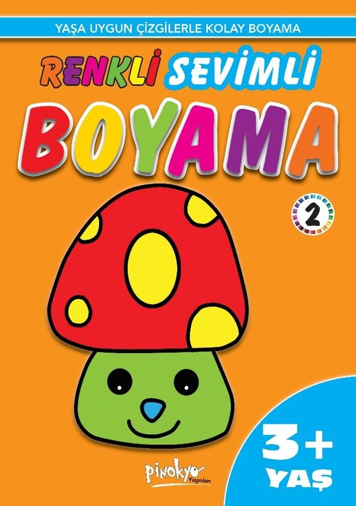 Pinokyo Yayınları Renkli Sevimli Boyama 2 (3+ Yaş)