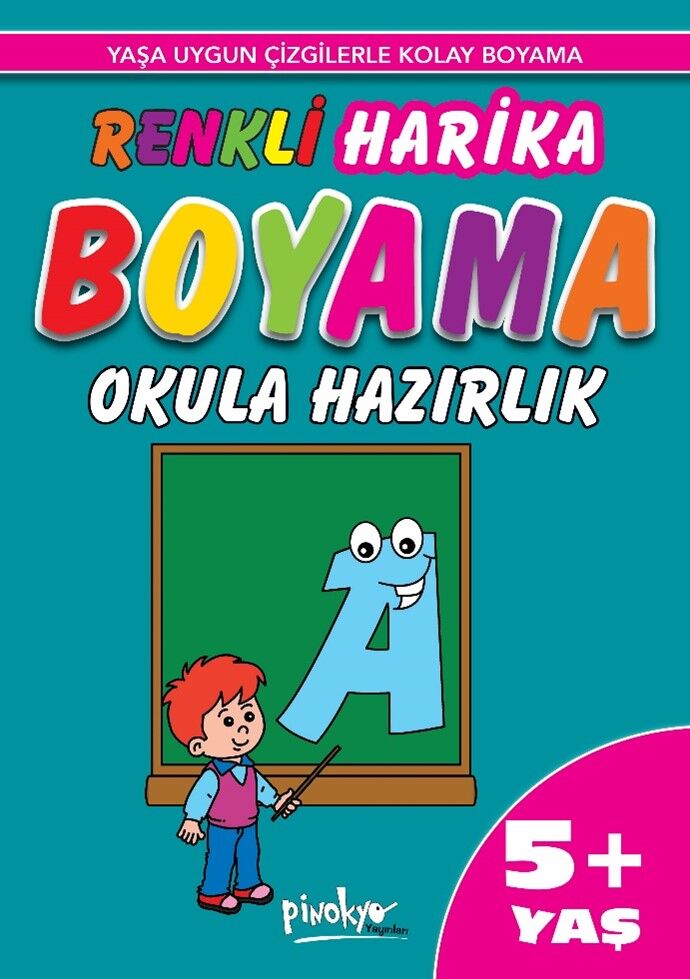 Pinokyo Yayınları Renkli Harika Boyama 5+ Yaş  Okula Hazırlık