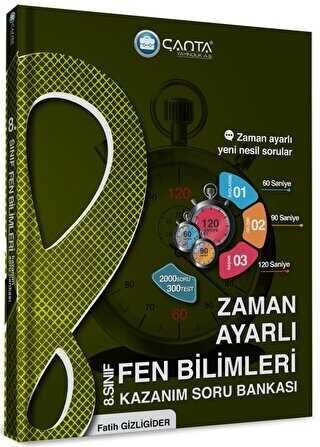 2023 Çanta 	8.Sınıf Fen Bilimleri Zaman Ayarlı Kazanım Soru Bankası