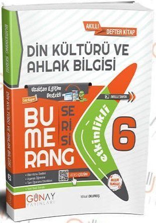 Günay Yayınları 6.Sınıf Bumerang Etkinlikli  Din Kültürü Ve Ahlak Bilgisi