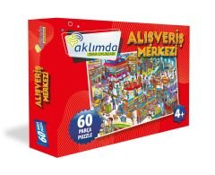 Aklımda Zeka Oyunları Alışveriş Merkezi 60 Parça Puzzle 4+