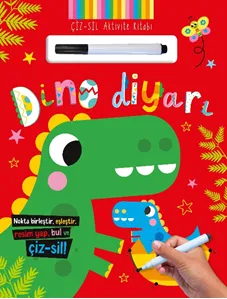 İndigo Çocuk Çiz – Sil Aktivite Kitabı Dino Diyarı