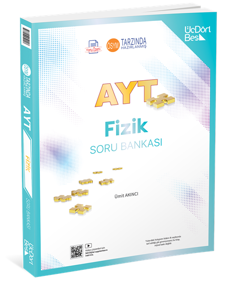 Üç Dört Beş Yayıncılık Ayt Fizik Soru Bankası