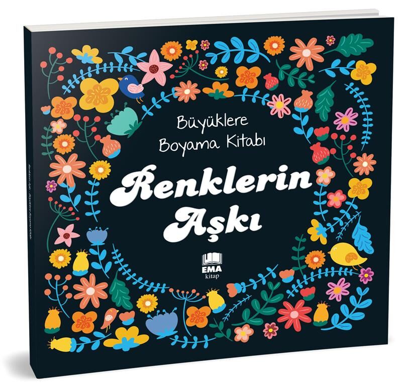 Büyüklere Boyama Kitabı_Renklerin Aşkı /Ema