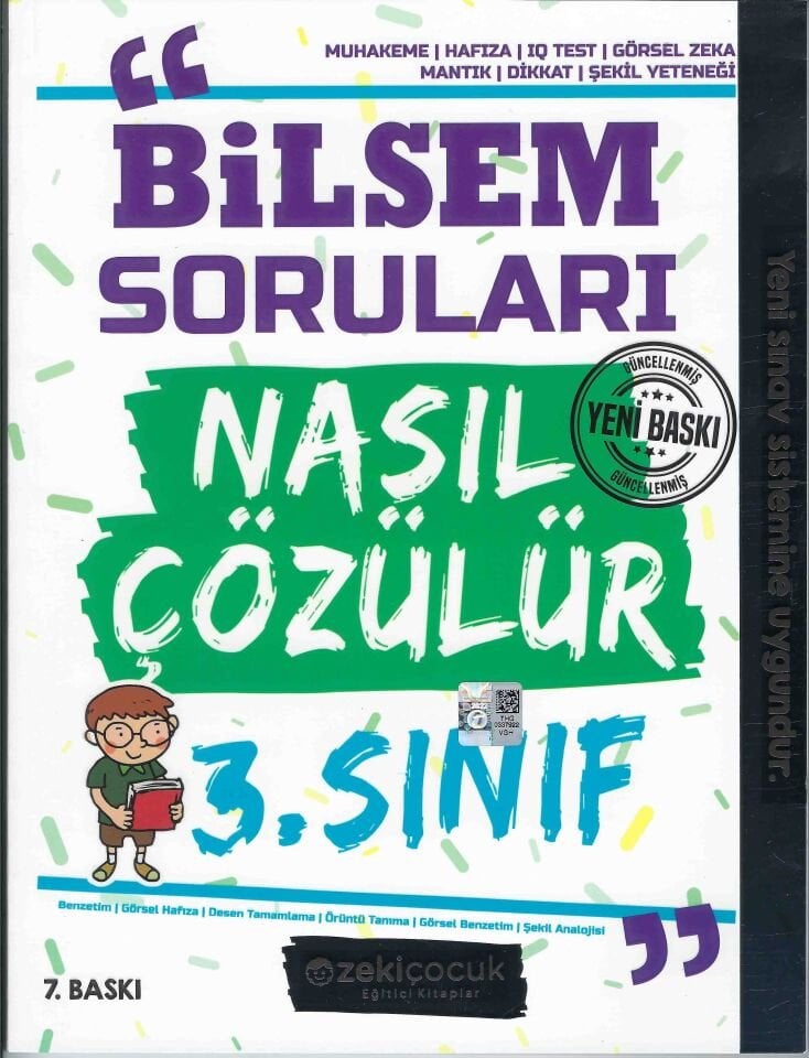 Zeki Çocuk Eğitici Kitaplar Bilsem Soruları Nasıl Çözülür 3. Sınıf