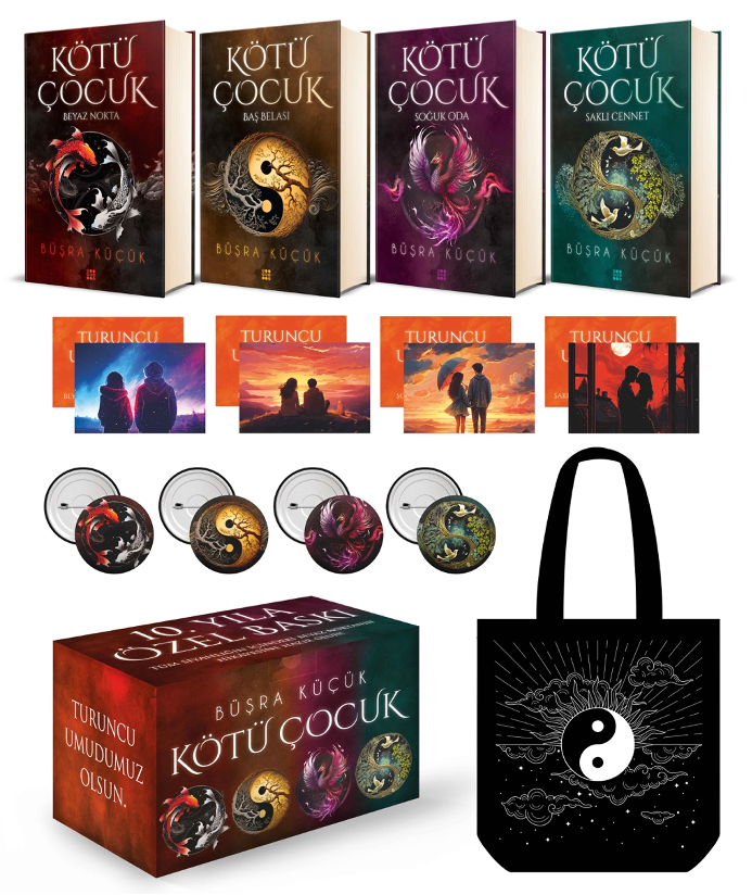 Kötü Çocuk 4 Kitap Set Ciltli Kutulu