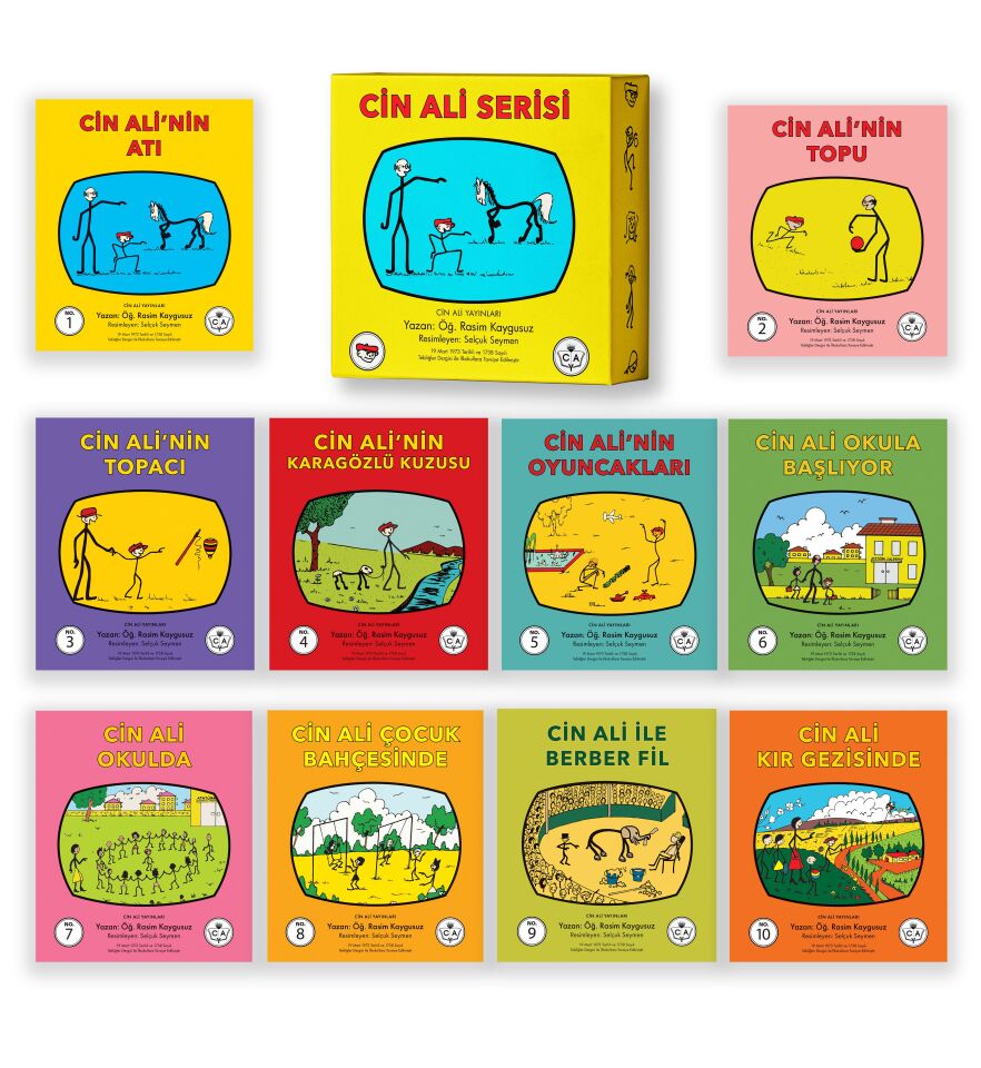 Cin Ali Yayınları Cin Ali Serisi Kutulu Set (10 Takım Kitap)