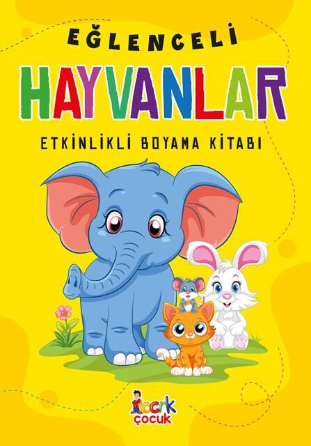 Bıcırık Yayınları Eğlenceli Hayvanlar (Etkinlikli Boyama Kitabı)