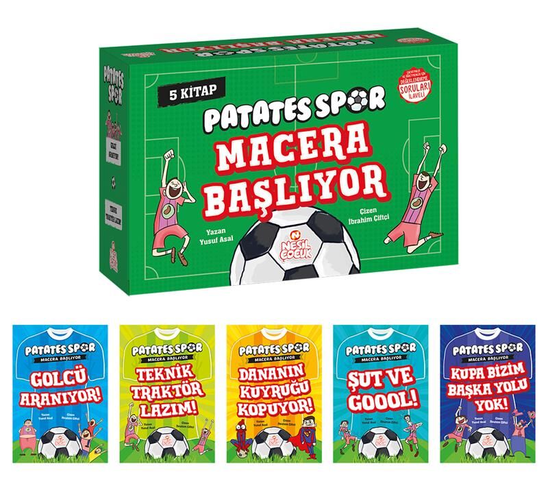 Nesil Çocuk Patates Spor   Macera Başlıyor  5 Kitap Sk