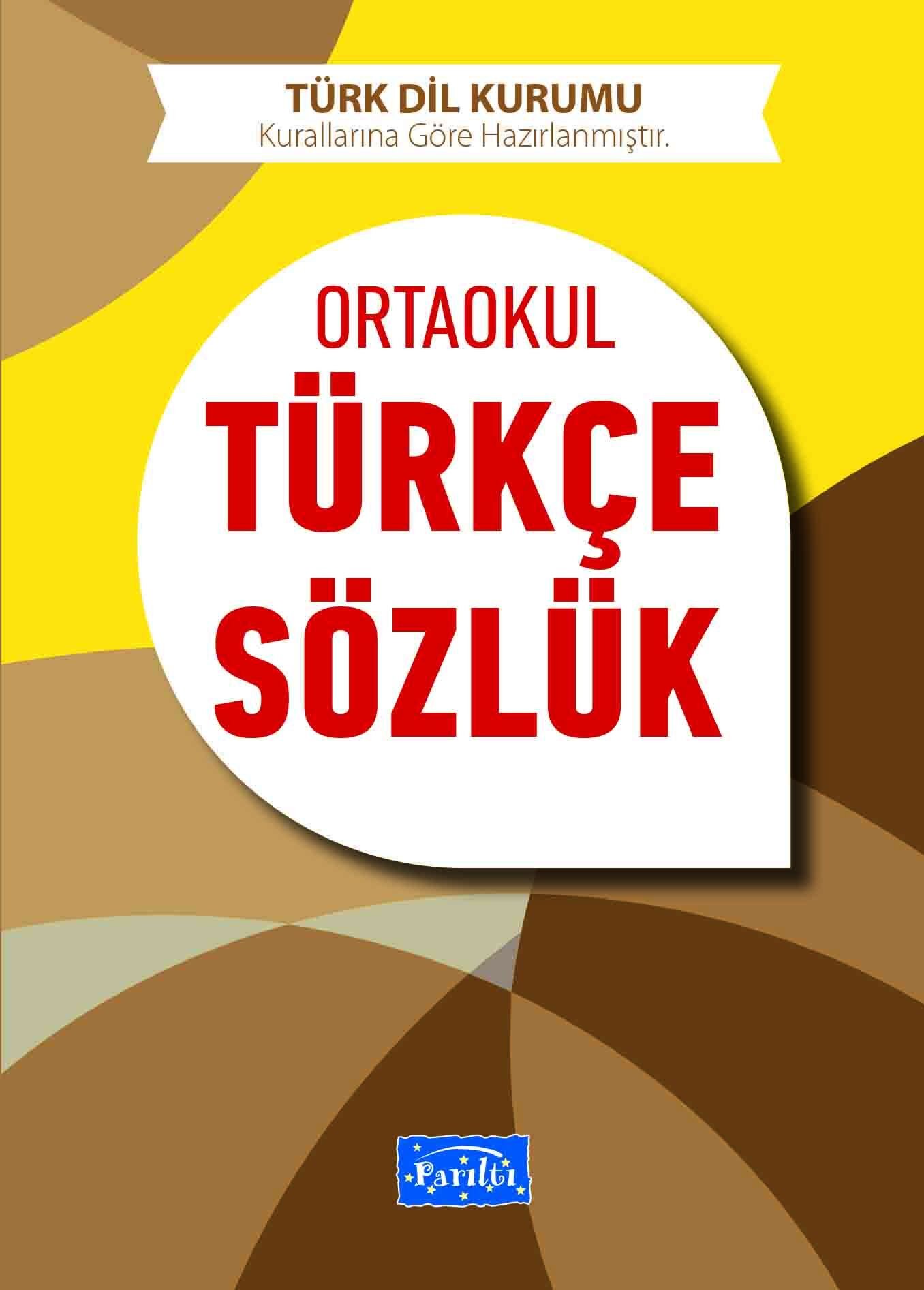 Parıltı Yayıncılık İlköğretim Türkçe Sözlük  5-6-7-8. Sınıflara