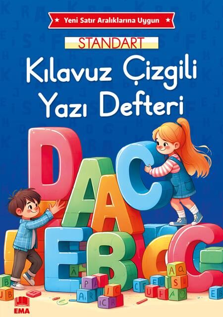 Ema Kitap Kılavuz Çizgili Yazı Defteri (A4 Ebat)