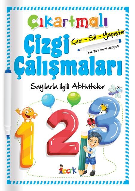 Bıcırık Yayınları Çıkartmalı Çizgi Çalışmaları_Sayılar