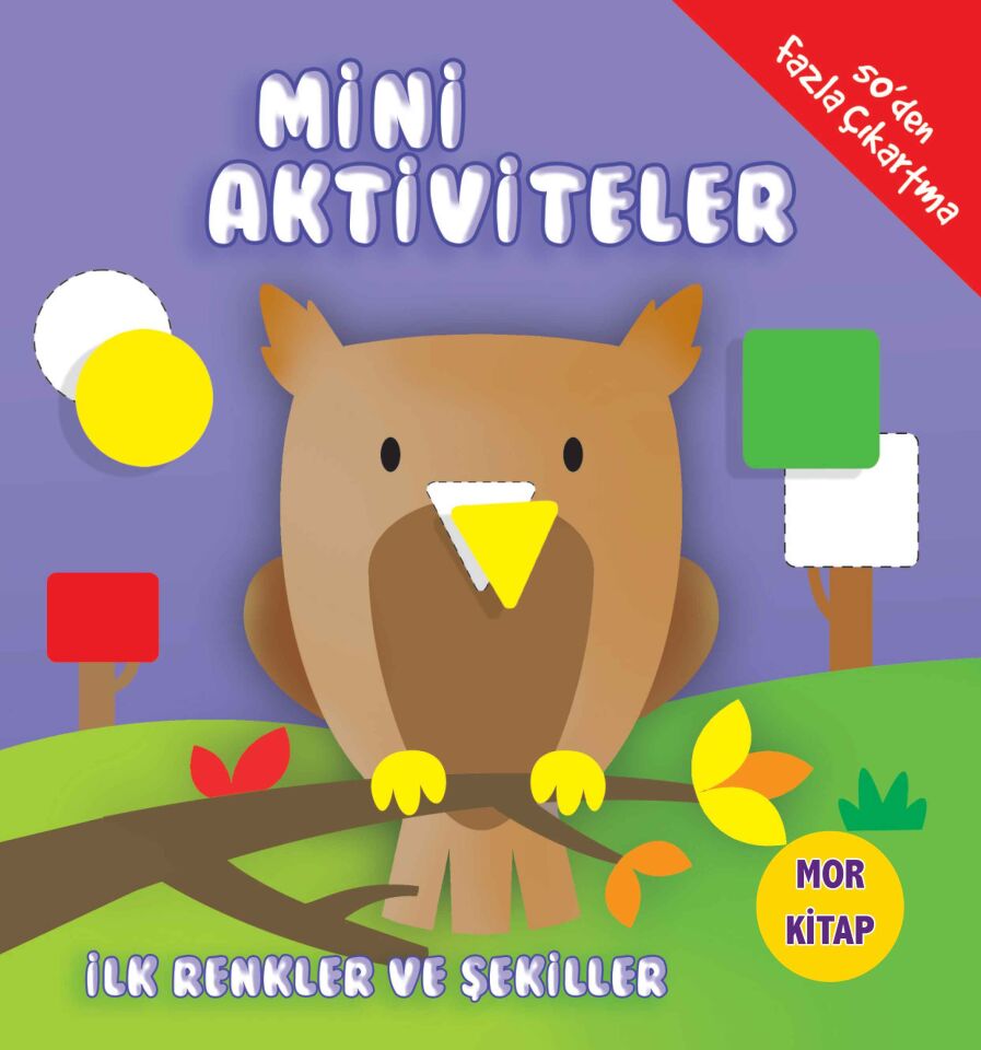 Parıltı Yayıncılık Mini Aktiviteler Mor Kitap  Çıkartmalı