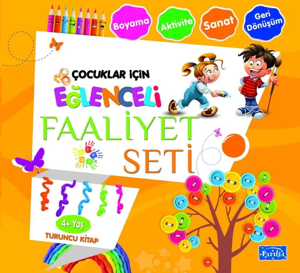 Eğlenceli Faaliyet Seti - Turuncu Kitap