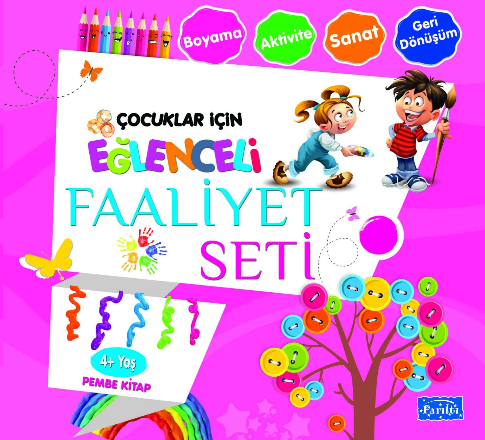 Parıltı Yayıncılık Eğlenceli Faatiyet Seti - Pembe Kitap