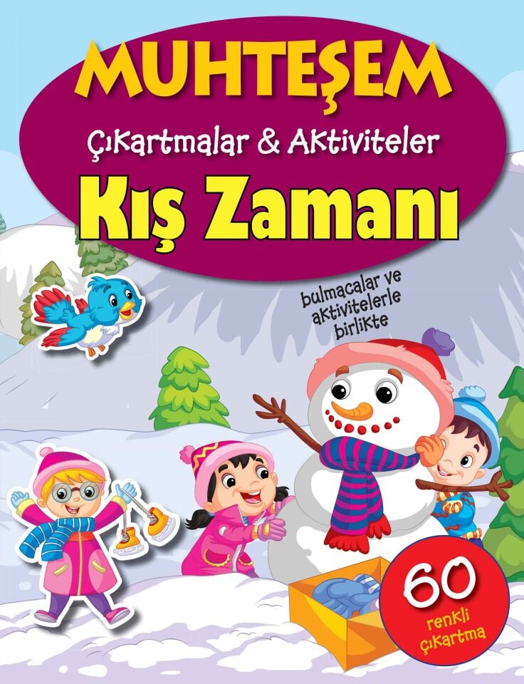 Parıltı Yayıncılık Muhteşem Çıkartmalar Aktiviteler Kış Zamanı