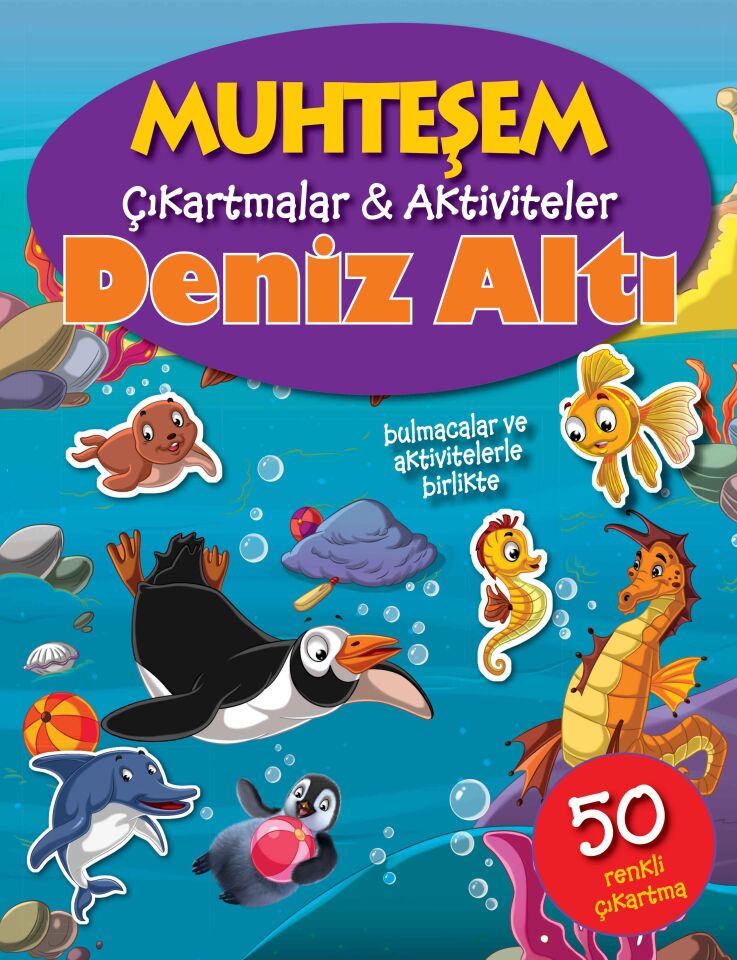 Parıltı Yayıncılık Muhteşem Çıkartmalar  Aktiviteler  Deniz Altı