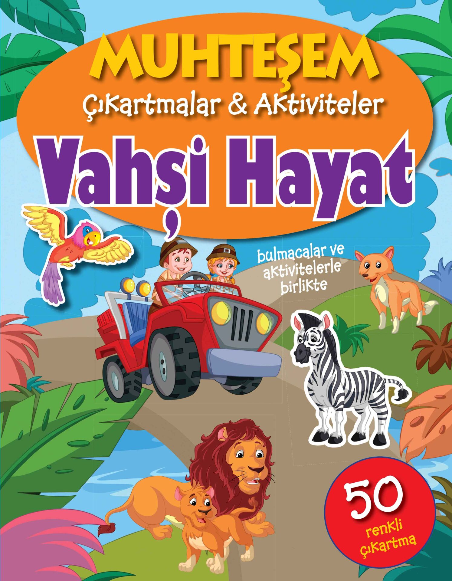 Parıltı Yayıncılık Muhteşem Çıkartmalar Aktiviteler   Vahşi Hayat