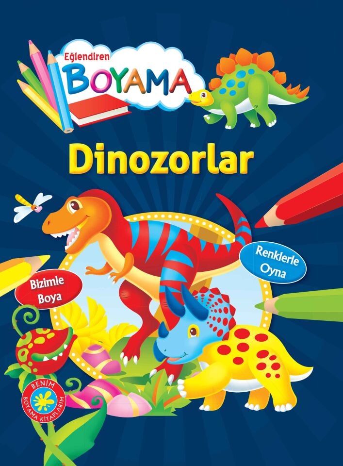 Parıltı Yayıncılık Eğlendiren Boyama  Dinozorlar