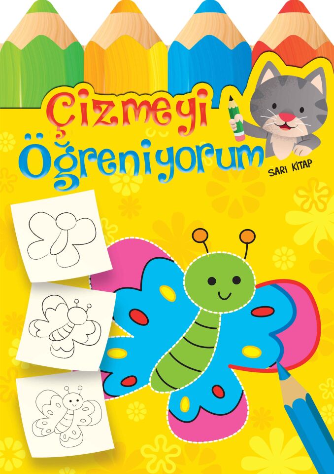 Parıltı Yayıncılık Çizmeyi Öğreniyorum Sarı Kitap